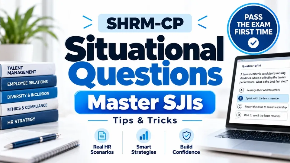 How to Effectively Answer SHRM CP Situational Questions for Exam Success
